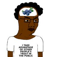 I_take_advantage_of_other_people's_trust_in_the_public berry black blueberry chud nigger t-shirt // 1082x1082 // 147.0KB