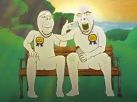 arm award beard bench calm cliff eyebrows friendship full_body glasses glint glistening grass head highlight highlights leg meta:tagme moss oasis open_mouth rock rocks sea shading smile soy soylent soylent_bottle stealthjak stubble subvariant:wholesome_soyjak teeth variant:bernd variant:cobson variant:gapejak water // 2000x1500 // 1.4MB