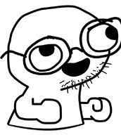 arm excited glasses hand open_mouth soyjak stubble variant:fsjaljak // 750x838 // 126.0KB