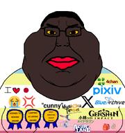 4chan angry anime award azur_lane blue_archive brown_skin cunny cunnytranny fat flag:japan flag:minor_attracted_person front_facing genshin_impact glasses hairy i_love kobayashi_san_chi_no_maidragon lolicon lolitranny mushoku_tensei obese pedophile pixiv red_lips subvariant:chudmutt subvariant:meximutt_front touhou touhounigger variant:chudjak variant:meximutt video_game xitter xitter_pedo 😭 😭💢 // 796x849 // 172.7KB