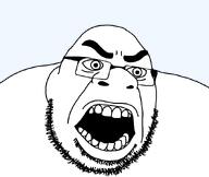 angry beard eyebrows glasses open_mouth series:cobson_brothers shrek subvariant:ogreson transparent_background variant:cobson // 872x737 // 17.2KB