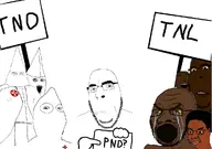 afro centrism centrist compromise? crying gtkrwn holding_sign kkk ku_klux_klan meta:possibly_duplicate nigger nigger_lips niggers partial_nigger_death pnd proposal protest racewar robe sign subvariant:hornyson tnl total_nigger_death total_nigger_life variant:alicia variant:chudjak variant:cobson variant:cryboy_soyjak // 999x700 // 77.5KB