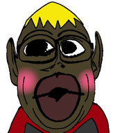 big_lips blush brown_skin deformed distorted fat looking_to_the_left nusoi nusoicaca small_nose subvariant:hunky_twink_sex_machine subvariant:nogoblin variant:nojak yellow_hair // 443x523 // 48.5KB