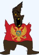 brown_skin ear glasses montenegro open_mouth red_eyes soyjak stubble trend:slopjak variant:sloppy yellow_sclera // 762x1079 // 204.5KB