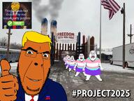 auschwitz blue_eyes donald_trump eyes_like_the_o-o-cean multiple_soyjaks orange_skin patriots project_2025 thumbs_up tranny troon ttd variant:bernd variant:cobson variant:gapejak // 1280x960 // 1.1MB