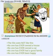 hand open_mouth pointing qa_(4chan) soyjak stubble text variant:feraljak variant:two_pointing_soyjaks // 912x960 // 97.1KB