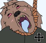 cross faggot furry homofascism larper nazism open_mouth shitskin subvariant:trannyfur tongue_out variant:bernd // 680x630 // 21.0KB