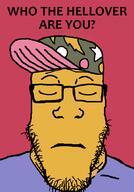 bad_bart bart_simpson baseball_cap closed_eyes closed_mouth clothes crying glasses its_over pun soyjak stubble text the_simpsons tshirt variant:markiplier_soyjak yellow_skin // 600x862 // 29.6KB