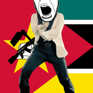ak-47 angry animated bayonet book country dance flag full_body gangnam_style glasses gun irl mattock mozambique open_mouth soyjak star stubble variant:cobson // 300x460 // 505.9KB