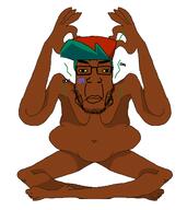 black_skin boyfriend_(friday_night_funkin') cap closed_mouth clothes fnf fnf_pedo friday_night_funkin' glasses hat map_(pedophile) nigger pedophile shit_skin shitskin stinky stubble subvariant:chudjak_front subvariant:chudplier trend:slopjak variant:chudjak yellow_sclera // 1496x1682 // 179.3KB