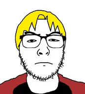 closed_mouth glasses natejak nuvariant soyjak stubble uncjak variant:uncjak yellow_hair // 900x1000 // 172.7KB