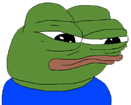 amphibian animal blue_shirt closed_mouth clothes frog green_skin lips nas nas:pepe pepe pepe_the_frog skeptical subnas:apu transparent_background // 656x527 // 15.7KB