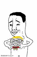 2soyjaks angry animated chud ext=gif hugging nate nate_higgers natejak poyopoyo seething smile smug subvariant:fun_sized_feraljak variant:chudjak variant:feraljak wholesome // 265x400 // 231.4KB