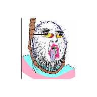 180_spin 3dgifmaker animated clothes ear flag glasses hanging open_mouth rope soyjak stubble suicide tranny variant:fatjak yellow_eyes // 200x200 // 211.2KB