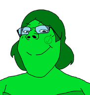 checkmark female green_skin hair meta:namefags soycheckmark_(user) subvariant:gapejak_female variant:gapejak