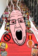 badge glasses hot_sauce open_mouth reddit soyjak stubble text variant:ppp wordswordswords // 1000x1450 // 1.8MB