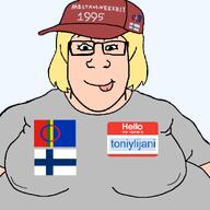bbw clothes fat female finland flag:finland glasses hair hat meta:namefags obese series:foidjaks smile subvariant:braniggerplier subvariant:female_markiplier suomi template toniylijani_(user) transparent_background variant:markiplier_soyjak // 1674x1676 // 256.4KB