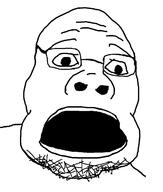 glasses open_mouth soyjak stubble variant:canjak // 1048x1232 // 149.4KB