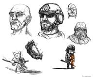 accessory animal artist:sherman_fukface bald beard cat clothes drawing furry glasses helmet looking_at_you military_uniform militarytary painting stubble sword variant:sidjak // 959x796 // 158.3KB