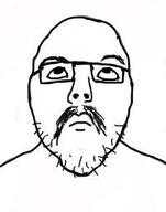 closed_mouth mustache serious soyjak stubble variant:flartson // 200x255 // 8.2KB