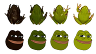 amphibian chernobyl dark dark_skin frog green_skin irl nas:pepe pepe_the_frog smile // 2432x1368 // 1.4MB