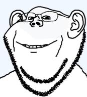 glasses smile stubble template variant:impish_soyak_ears // 598x663 // 18.1KB