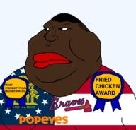 award awards black_skin flag:georgia_(us_state) georgia_(us_state) nigger red_lips united_states variant:meximutt // 888x849 // 166.5KB