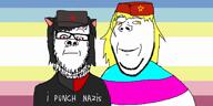 1488 3soyjaks alunya animated antifa are_you_soying_what_im_soying arm artist:lithuanian ass blood bloodshot_eyes cat_ear catgirl clenched_teeth closed_mouth clothes communism death fist full_body gore hair hammer_and_sickle hand hat heart i_love invincible_(show) leftypol long_hair looking_at_each_other map_(pedophile) mustache nazism neutral nigger pedophile penis poop red_eyes smile sonnenrad soyjak stubble subvariant:chudjak_front subvariant:wholesome_soyjak thumbnail_bait total_pedophile_death total_tranny_death tranny variant:a24_slowburn_soyjak variant:chudjak variant:gapejak video vw yellow_eyes yellow_hair // 1088x544, 40.4s // 3.8MB