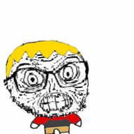 animated glasses nate poyopoyo soyjak soyjak_party subvariant:fun_sized_feraljak variant:feraljak // 375x400 // 1.5MB