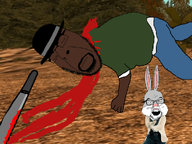 animated big_chungus big_smoke black_skin blood bugs_bunny bush closed_eyes closed_mouth clothes dance dead dead_nigger_baby dnb ext=gif fat gangnam_style glasse goatee grand_theft_auto grand_theft_auto:_san_andreas grass green_shirt jeans kill knife machete murder rabbit stubble suit variant:cobson variant:feraljak weapon // 1000x750 // 410.1KB