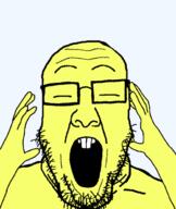 asian beard buck_teeth eyes_closed glasses subvariant:ppplier variant:markiplier_soyjak variant:ppp // 519x616 // 80.4KB