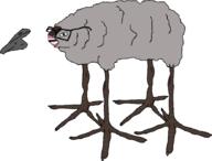 angry animated beak bird claw claws grey_skin soycreature teeth variant:soycreature // 882x669 // 19.6KB