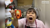 angry apron asian bangs food irl jak kitchen mouth_open op_is_a_retarded_lazy_faggot_for_not_tagging_his_own_shit pepper variant:unknown vegetable woman // 1920x1080 // 825.7KB