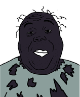 clothes dark_skin fat fpecoon fundamental_paper_education hair looking_at_you messy_hair nigger no_background raggedy subvariant:hunky_twink_sex_machine torn_clothes transparent_background variant:alicia white_lips // 592x720 // 34.0KB