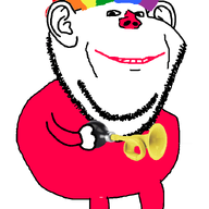 animated arm bounce clown dance ext=gif full_body hand honk horn leg pink_shirt rainbow_hair red_lips subvariant:the_prankster variant:impish_soyak_ears wig // 712x980 // 766.8KB