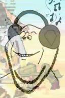 216aa byonbyon closed_eyes closed_mouth devo ebony_devil headphones hftf jojos_bizarre_adventure music smile soyjak stubble variant:impish_soyak_ears video video_game // 320x478, 29.3s // 3.6MB