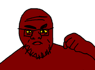 fist glasses punching smile soyboy stubble variant:punchjak wrinkles // 596x440 // 5.0KB