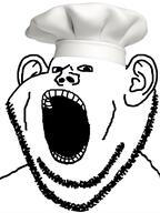 chef clothes ear hat merge open_mouth soyjak stubble variant:gapejak variant:impish_soyak_ears // 598x800 // 127.0KB
