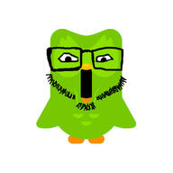 bird duolingo glasses green_skin open_mouth soyjak stubble variant:markiplier_soyjak // 482x482 // 30.5KB