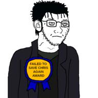 anime award badge clothes jacket okabe_rintarou sad steins_gate variant:soyak video_game visual_novel // 600x600 // 37.6KB