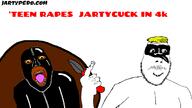 discord fetish fnf_pedo gimp jakparty_soy jartycuck jartypedo sadism soyjak_party soyteen subvariant:hornyson teen variant:bernd variant:cobson // 1280x720 // 61.6KB