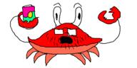 crab glasses holding_object holding_sproke oekaki open_mouth soyjak sproke stubble variant:unknown // 500x250 // 22.3KB
