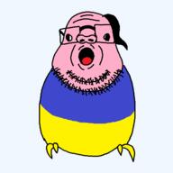 beard bird glasses hohol pig pink_skin ukraine variant:budgiejak // 640x640 // 14.9KB