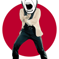 angry animated country dance flag gangnam_style glasses japan open_mouth soyjak stubble variant:cobson // 300x460 // 499.9KB