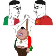 ack amerimutt handshake italy_vs_mexico mcdonalds mexcrement mexicoon meximutt mexinigger mexitroon spicroach total_meximutt_death variant:chudjak variant:meximutt // 1660x1660 // 366.6KB