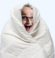 blanket comfy open_mouth realistic variant:soyak // 1377x1453 // 1.4MB