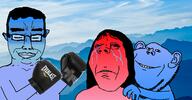 calm 3soyjaks abuse angry arm beating blood blue_skin boxing boxing_glove bruise calm chudjak_vs_annabelle crying domestic_violence everlast eyelashes female fight frown glasses hair hand irl looking_at_you mountain rage red_skin sad smile soyjak subvariant:annabelle subvariant:chudjak_front subvariant:wholesome_soyjak tear template transparent_background variant:chudjak variant:gapejak variant:impish_soyak_ears woman yellow_teeth // 1920x1000 // 1.2MB