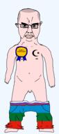 abkhazia abkhazia_conflict award balding crescent flag flag:karachay-cherkessia flag:russia full_body georgia glasses hair islam karachay-cherkessia naked nsfw penis russia skinhead small_penis soyjak star_(symbol) star_and_crescent subvariant:chudjak_front subvariant:obsessedchud sun text transparent transparent_background underpants variant:chudjak white_skin // 848x1911 // 45.4KB