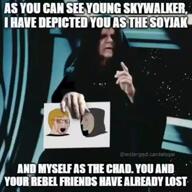 anakin_skywalker luke_skywalker meta:low_resolution nordic_chad palpatine portrayed_as_the_soyjak sith star_wars variant:soyak // 640x480, 18.5s // 723.9KB