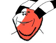 blitzo_(helluva_boss) closed_mouth helluva_boss horn smile soyjak stubble variant:impish_soyak_ears vivziepop // 1000x768 // 133.2KB